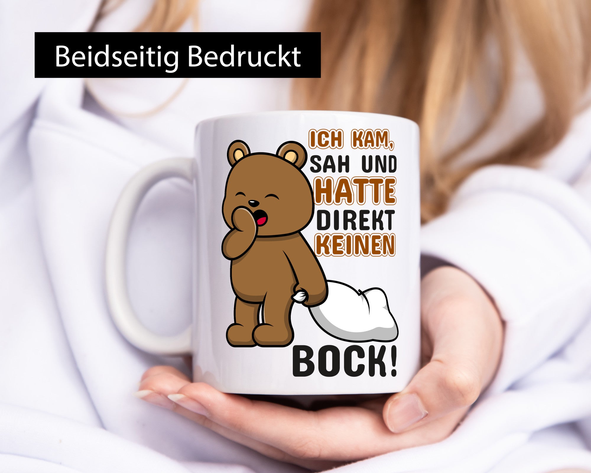 Direkt keinen Bock! | Büro Faultier Morgenmuffel Geschenk Arbeit Kollegen