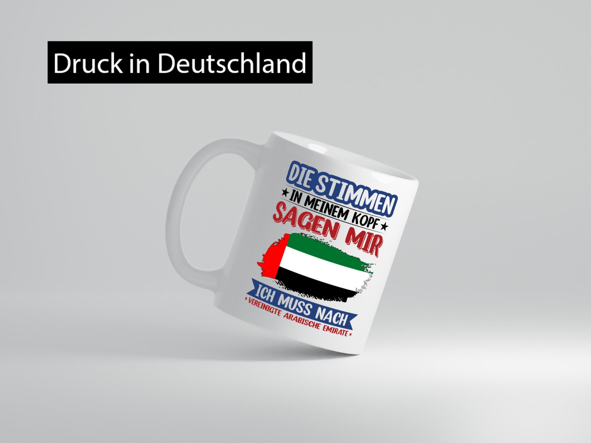 Vereinigte Arabische Emirate | Urlaub Stimmen im Kopf v2 Geschenk Humor