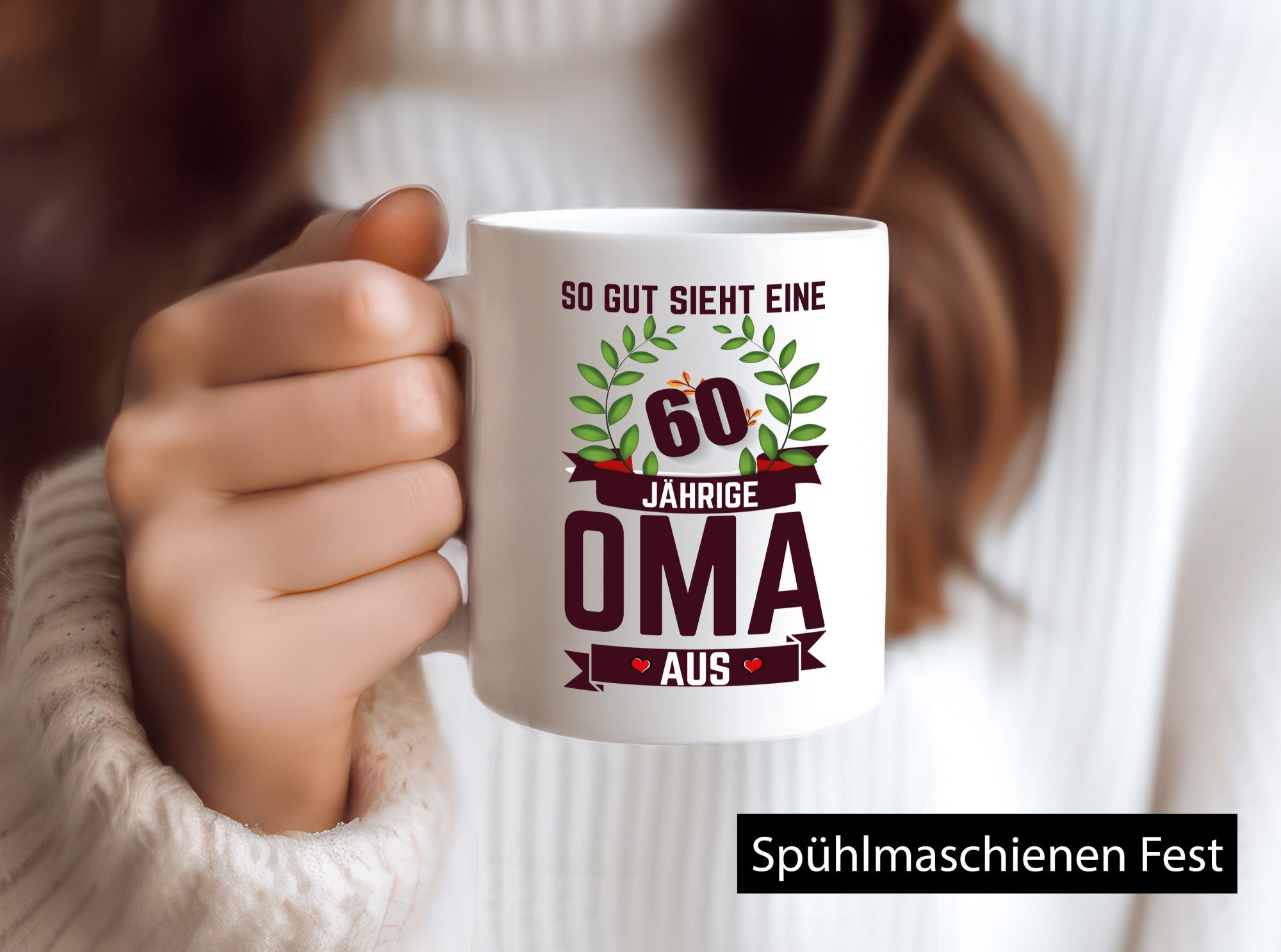 60. Geburtstag | 60 Jährige Oma Großmutter Geschenk Familie Geschenkidee