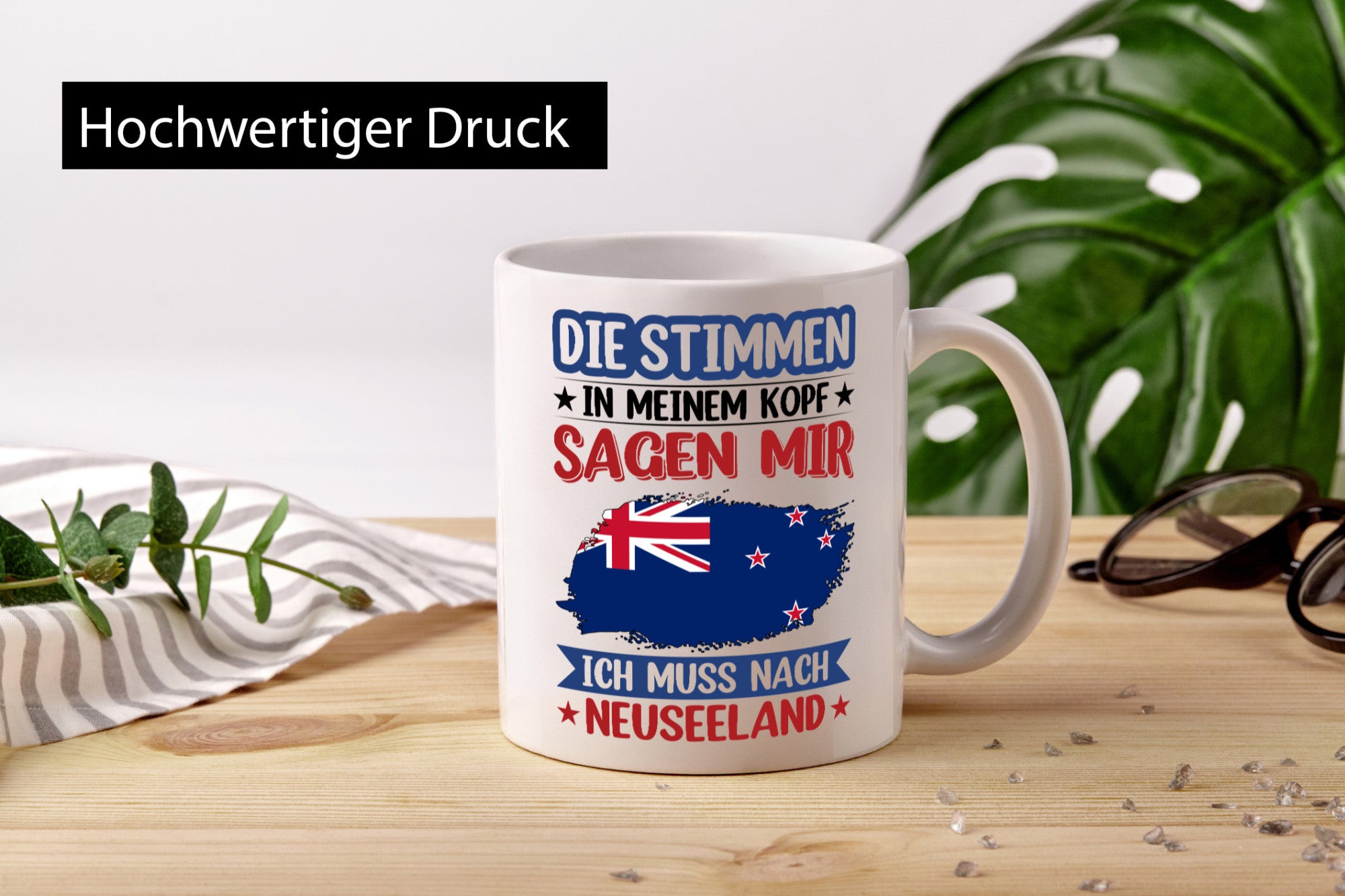 Neuseeland | Urlaub Stimmen in meinem Kopf Traumland lustig Humor Geschenkidee