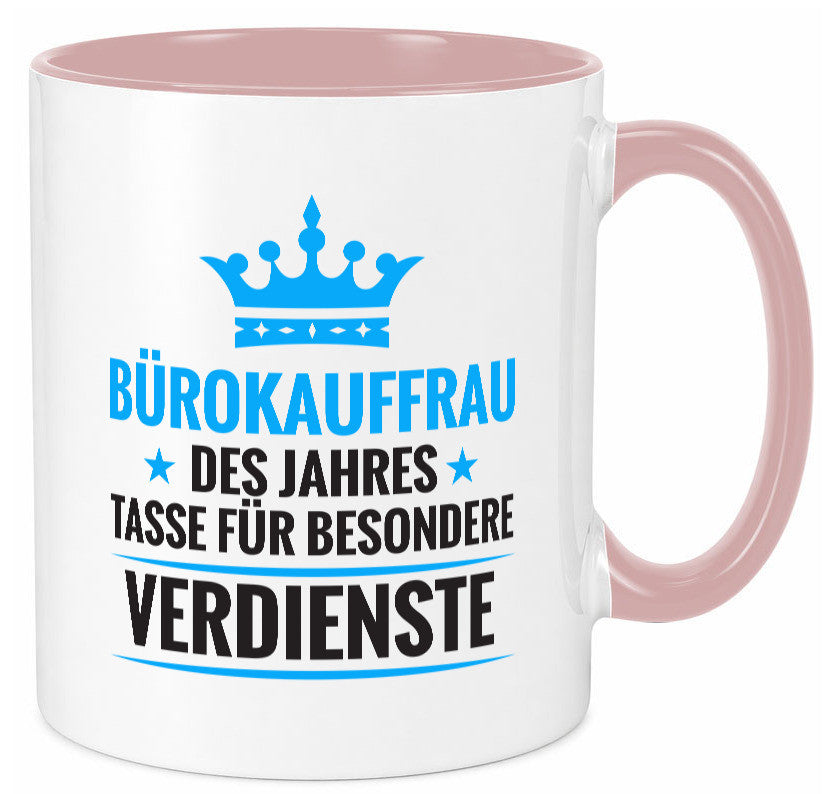 Besonderer Verdienst: Bürokauffrau | Kauffrau lustig Arbeit Kollegen Büro