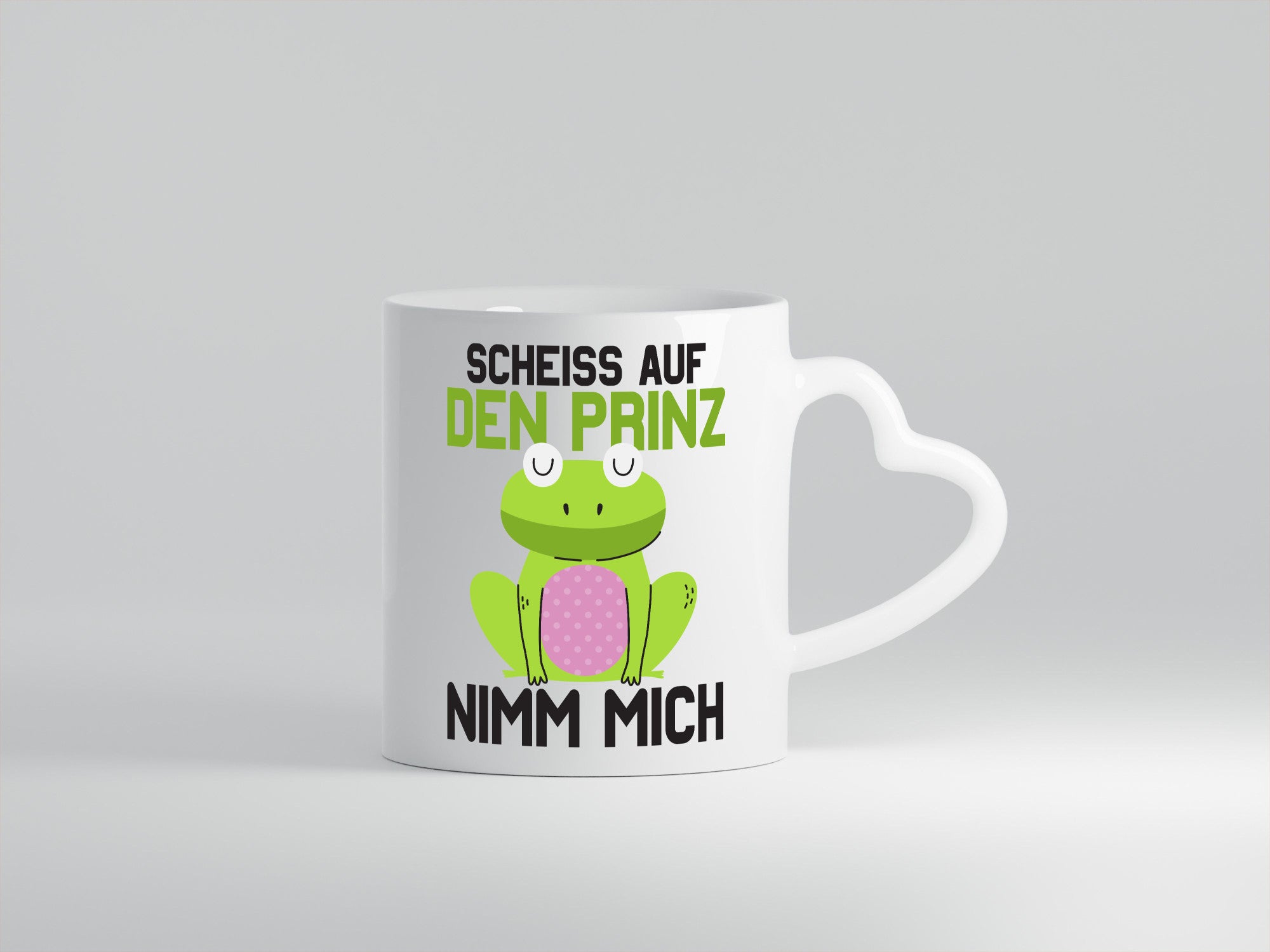 Scheiss auf den Prinz nimm mich | Frosch Prinzen v2 lustiger Spruch Geschenk