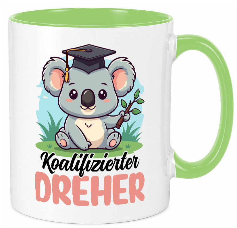 Koalifizierter Dreher | Fräser v2 Geschenk Humor Geschenkidee lustiger Spruch Tasse