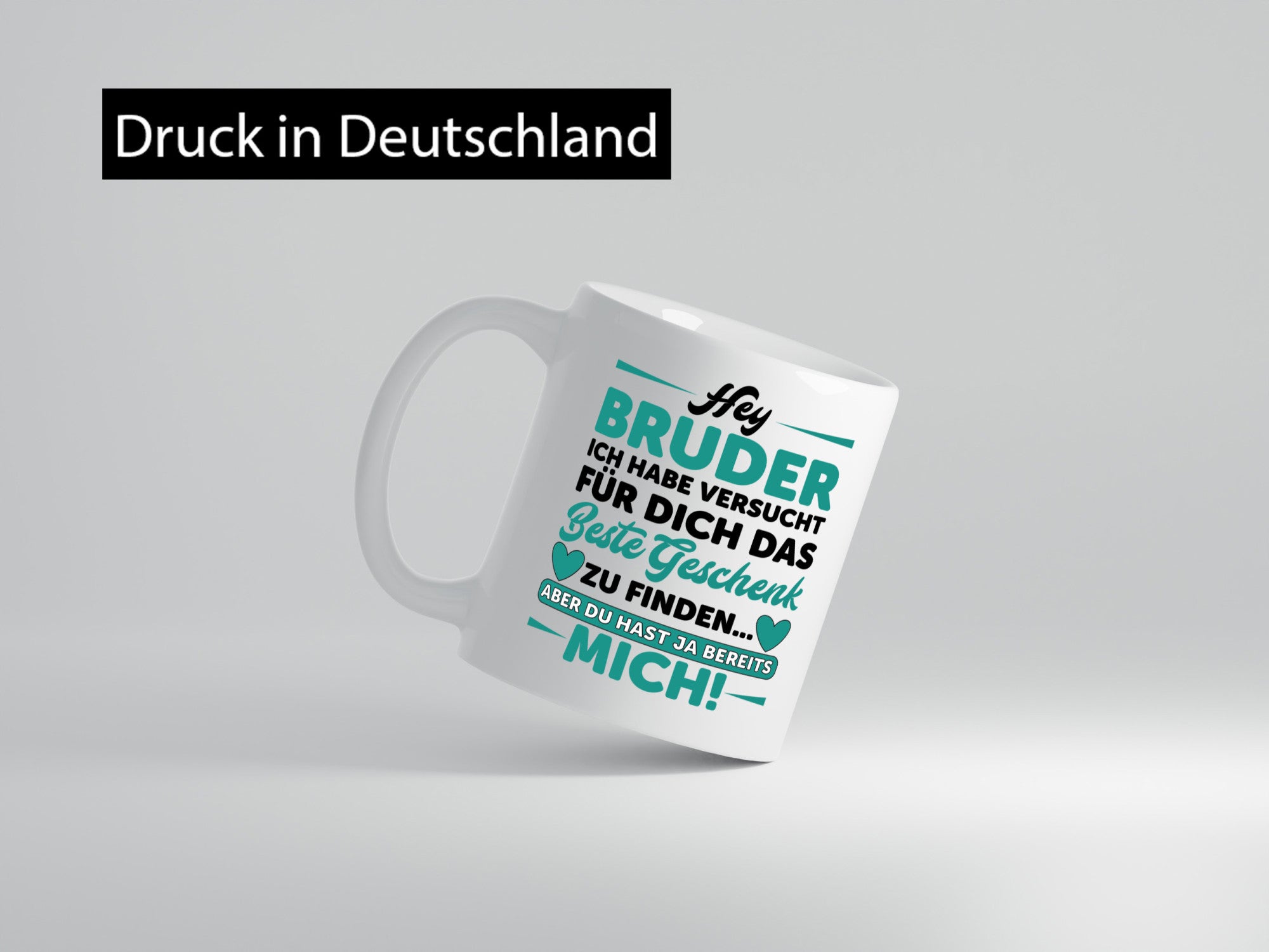 Hey Bruder | Spruch Tasse Geschwisterliebe lustig Geschenk Humor