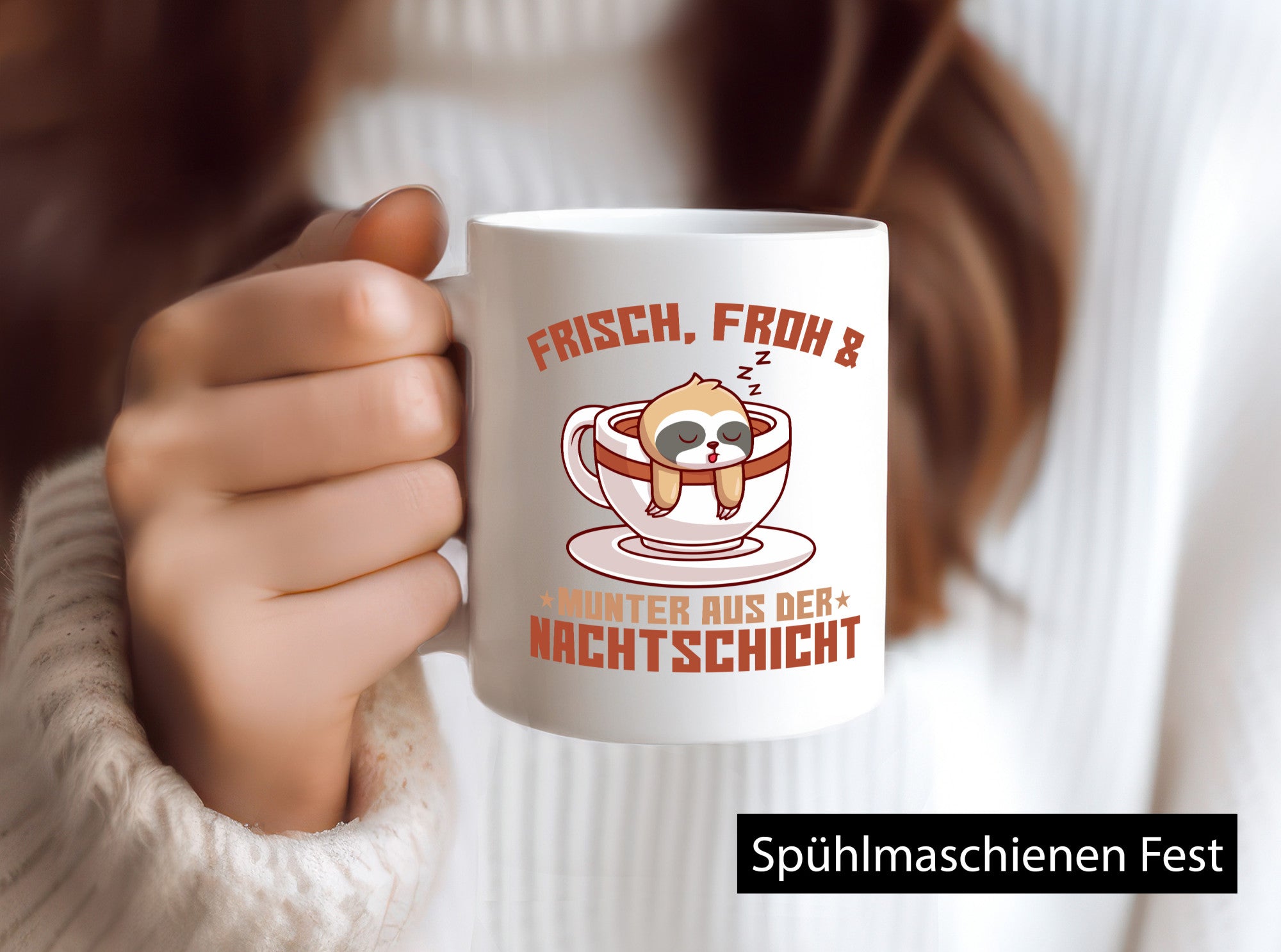 Frisch froh und Munter | Nachtschicht Altenpfleger v2 Geschenk Humor