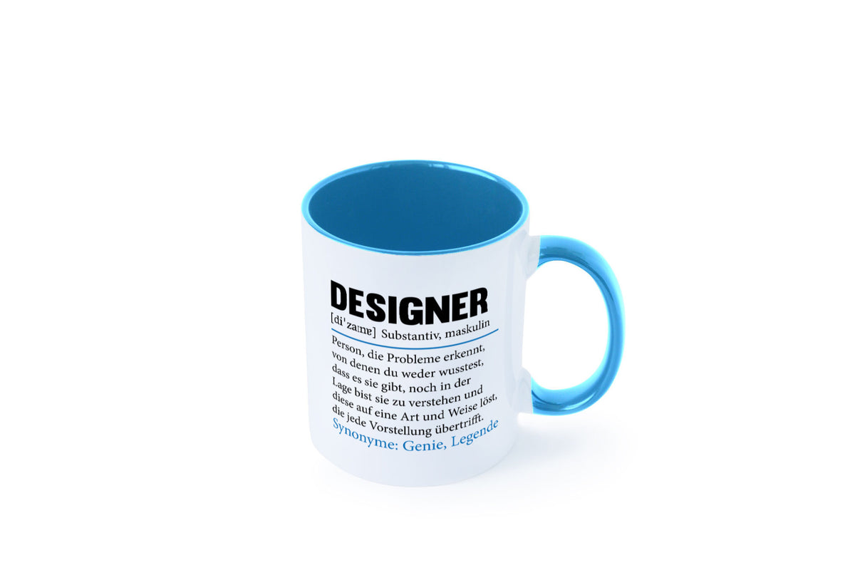 Designer Beruf | Gestalter Medien Schmuck Mode Geschenk Arbeit Kollegen Büro Tasse