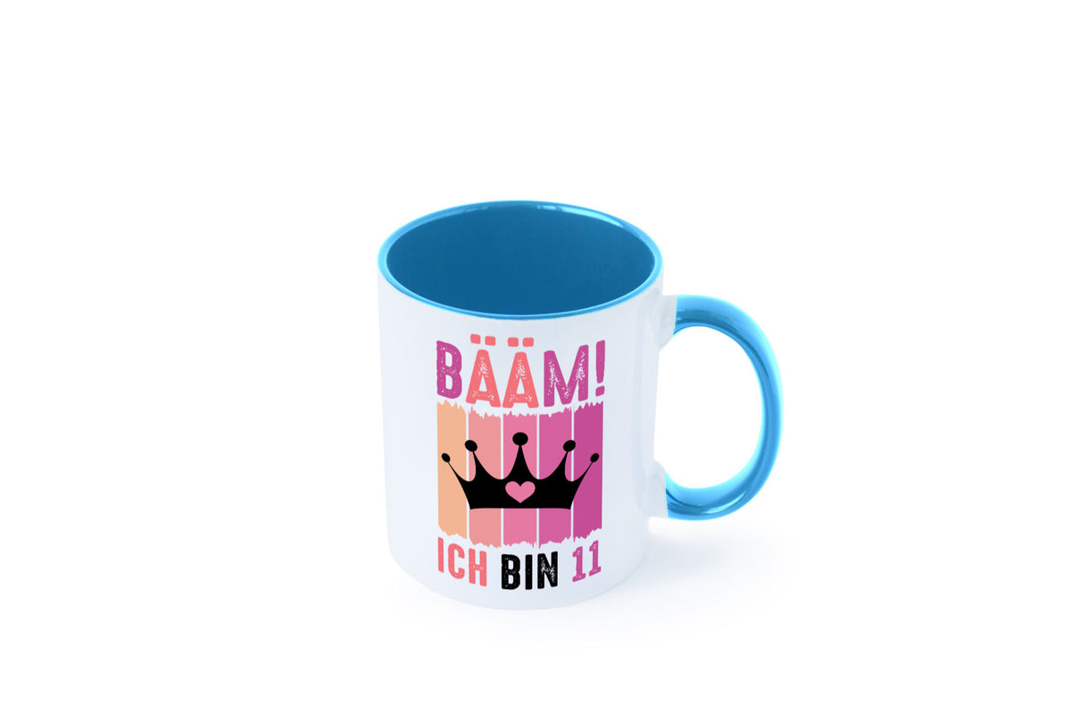 11. Geburtstag | 11 Jahre Bääm ich bin Krone Humor Geschenkidee Tasse