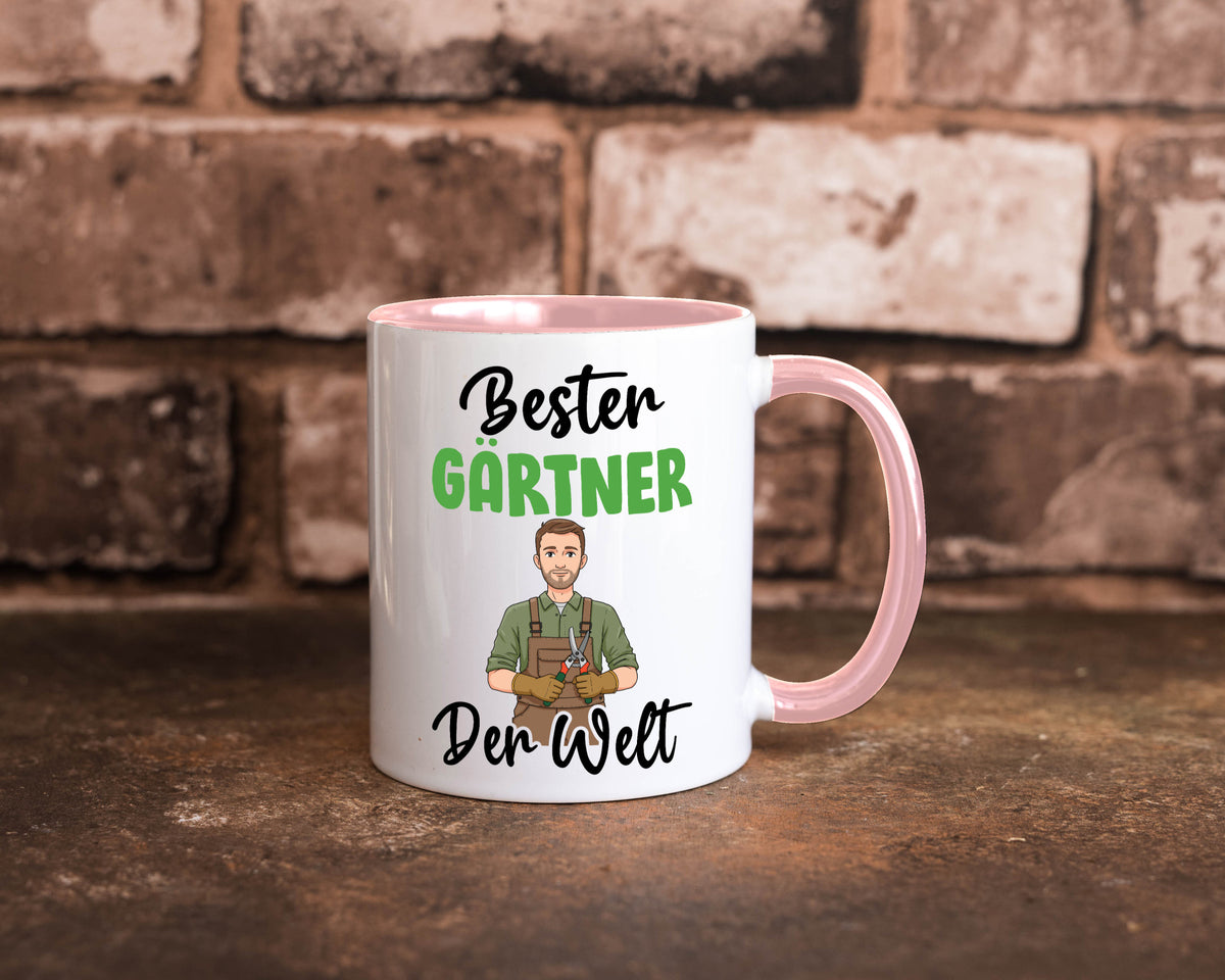Bester Gärtner | Gartenbau v2 Geschenk Humor Geschenkidee lustiger Spruch Tasse