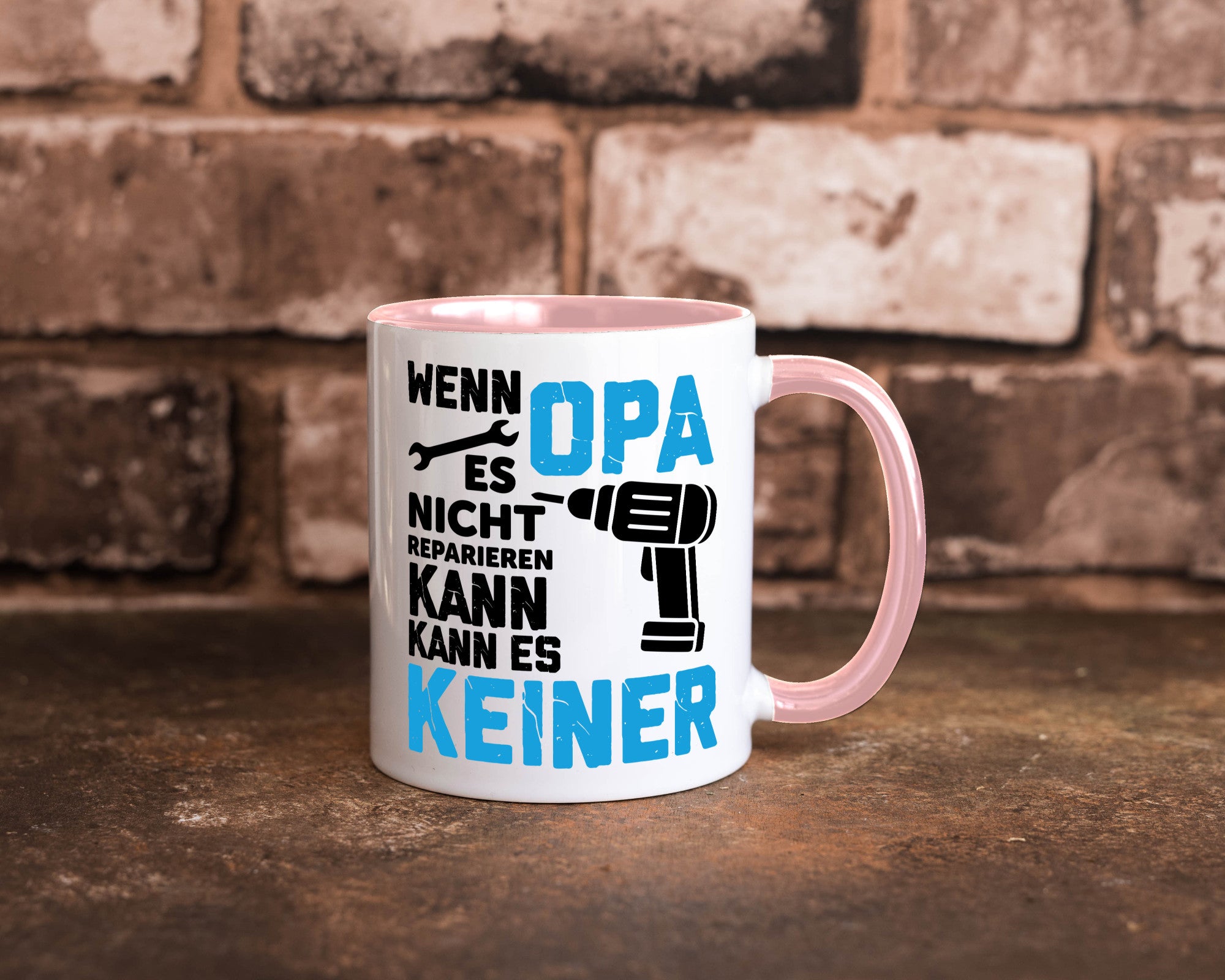 Wenn opa es nicht Reparieren kann | für alles Geschenkidee Familie Humor Tasse