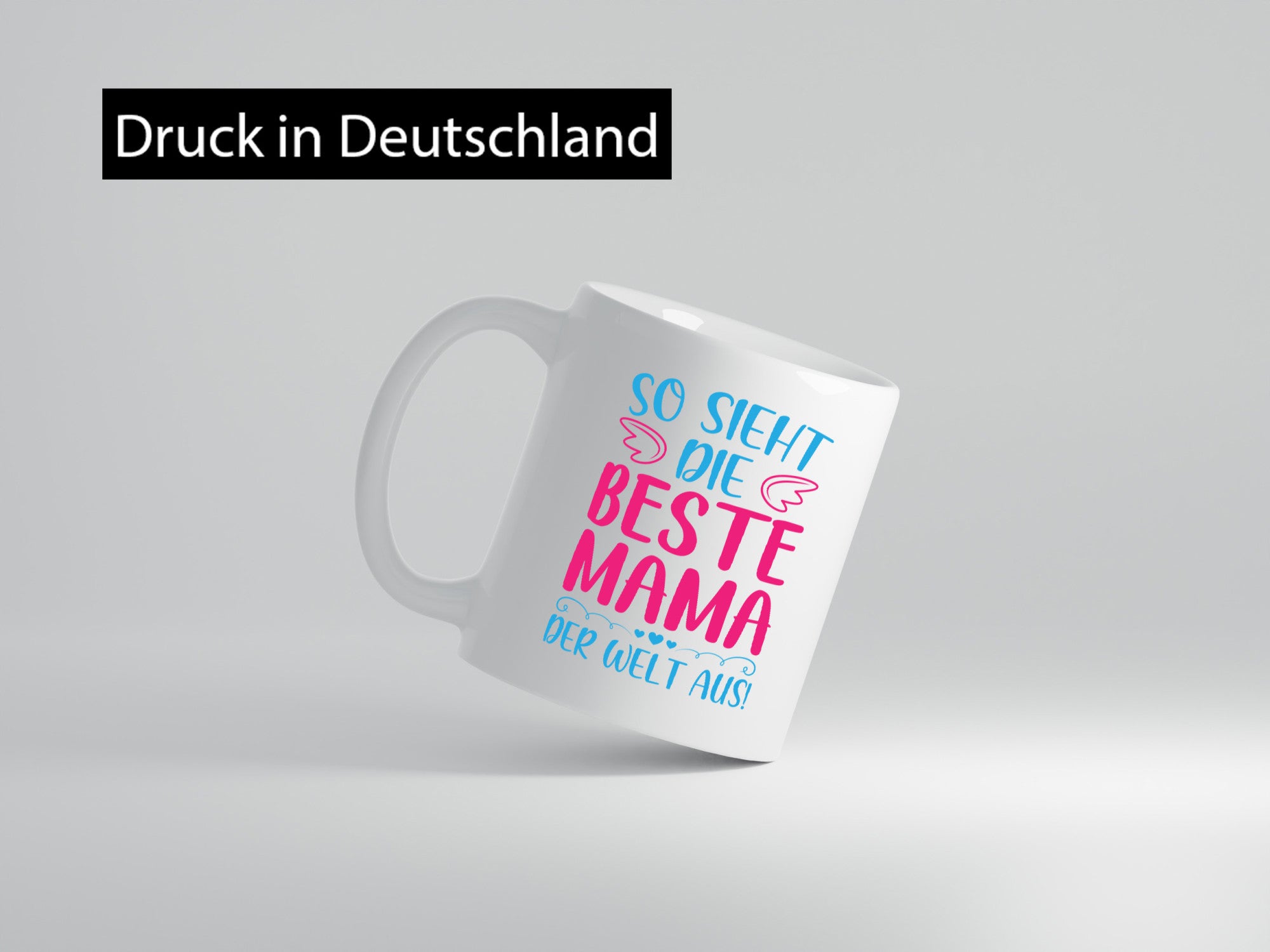 Beste Mama der Welt | Herzchen Geschenk Familie Geschenkidee lustiger Spruch
