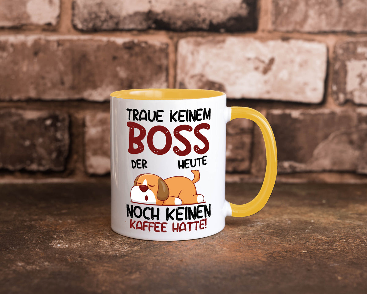Traue keinem Boss | Führungskraft Vorgesetzter Geschenkidee Humor Tasse
