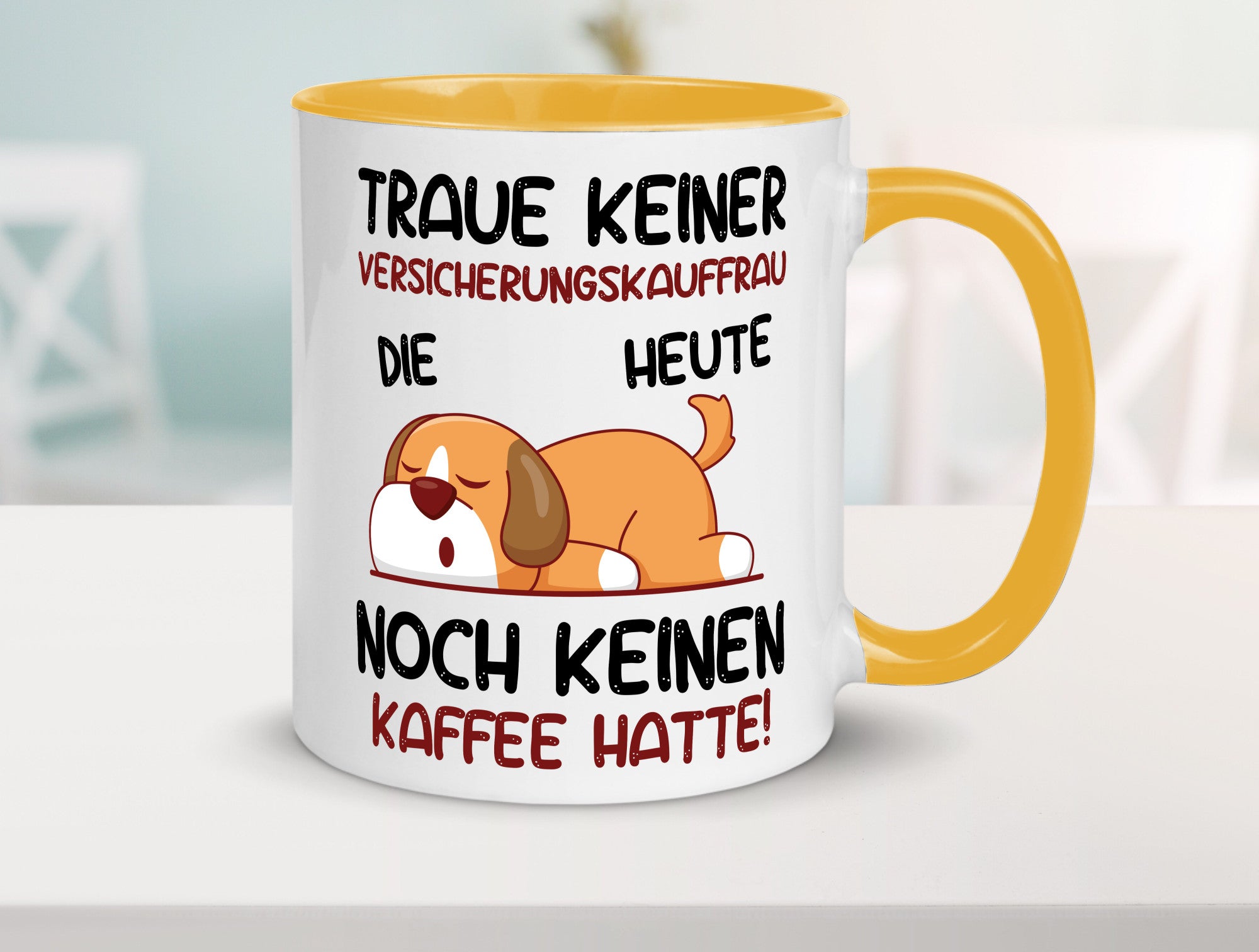 Traue keiner Versicherungskauffrau | Kauffrau Geschenk Humor Geschenkidee