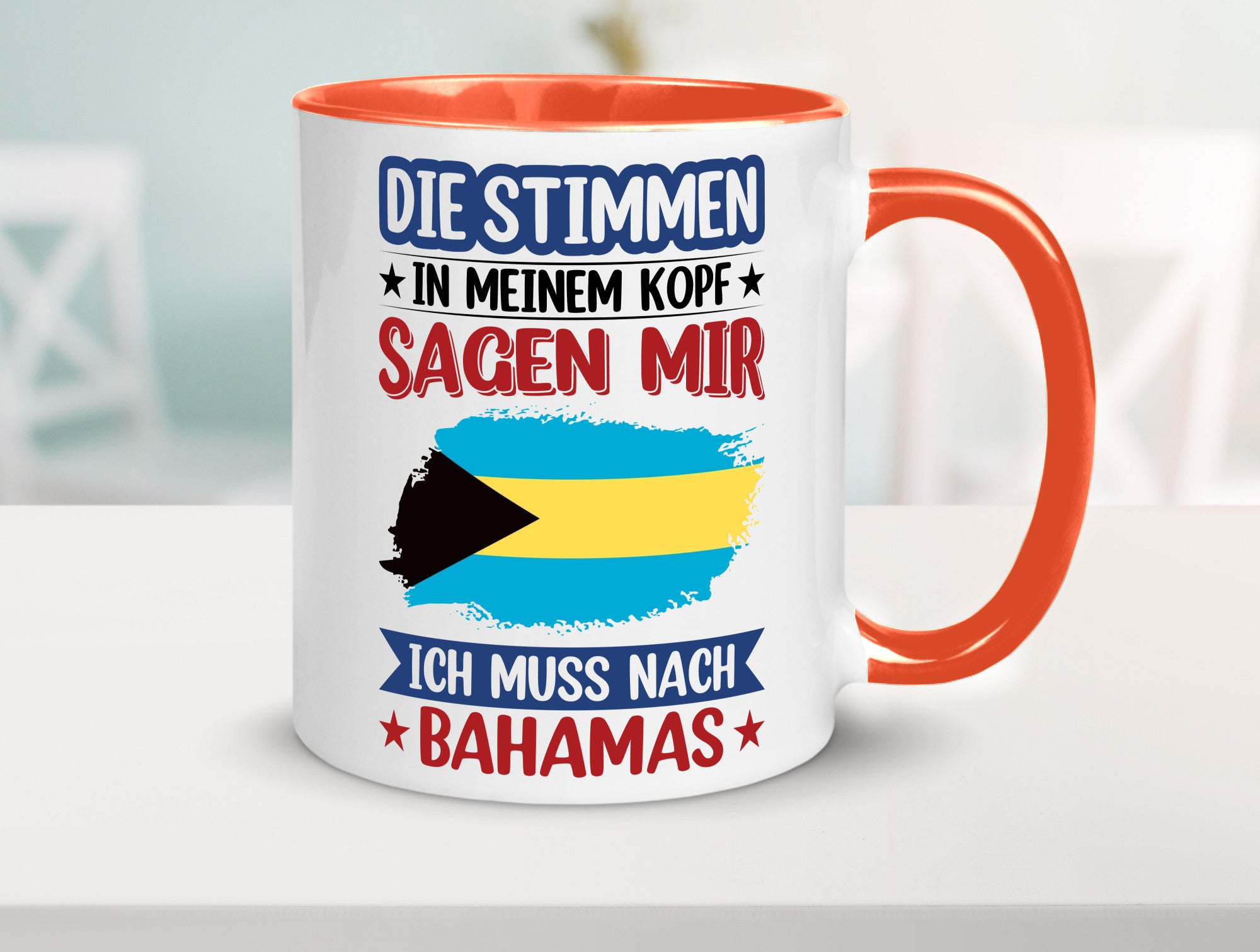 Bahamas | Urlaub Stimmen in meinem Kopf Traumland Geschenk Humor Geschenkidee