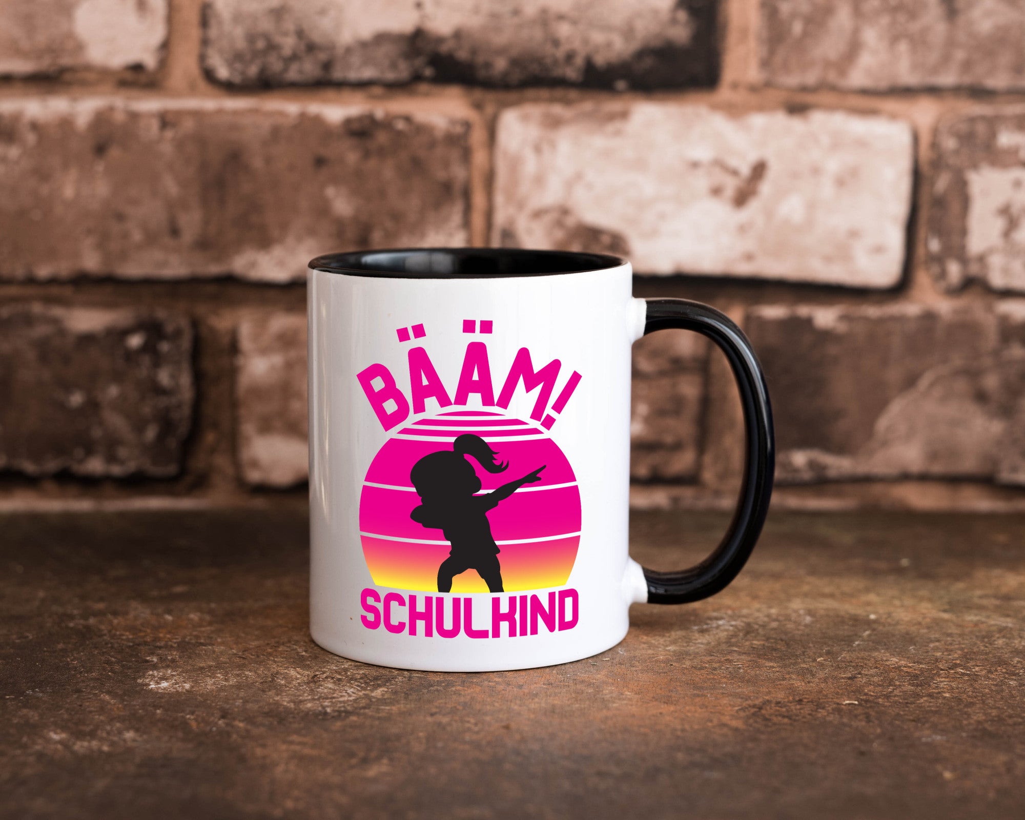 Bääm Schulkind | Einschuldung Schulanfang Geschenkidee Humor Tasse