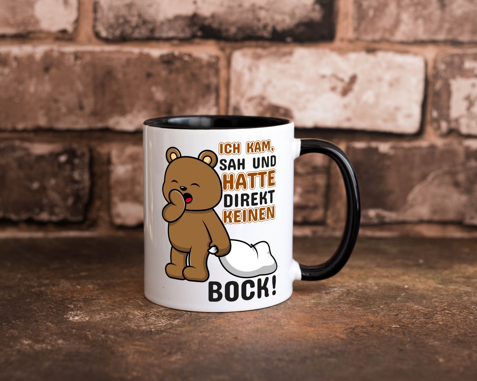 Direkt keinen Bock! | Büro Faultier Morgenmuffel Geschenk Arbeit Kollegen