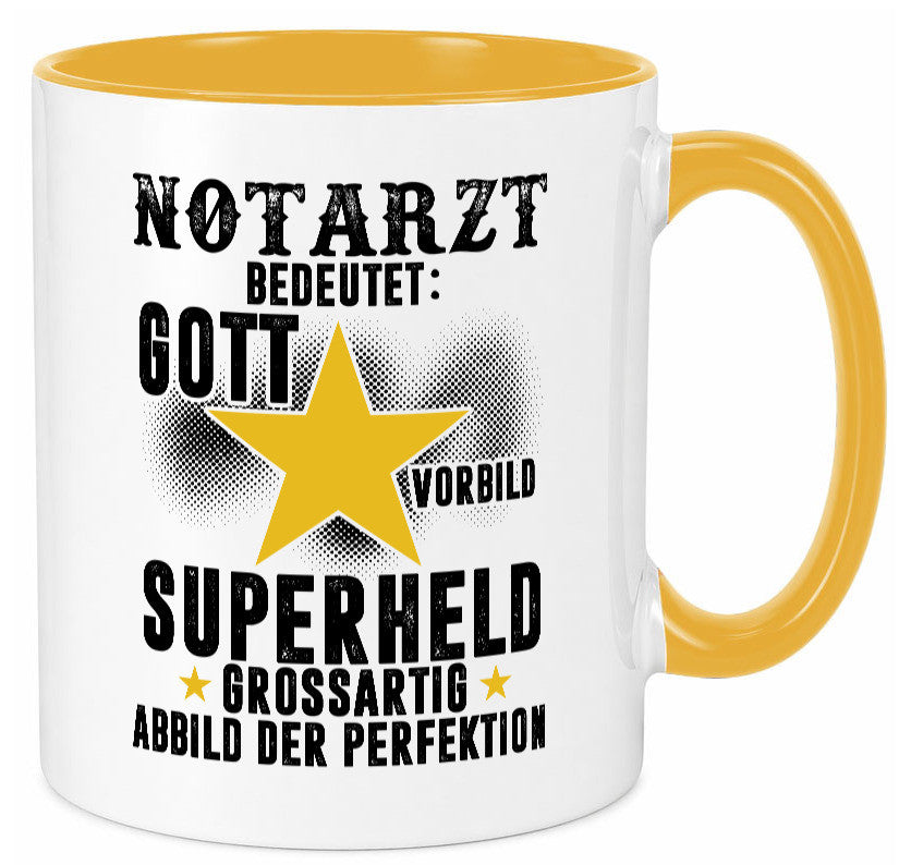 Bedeutung von Notarzt | Arzt Geschenkidee Humor Tasse