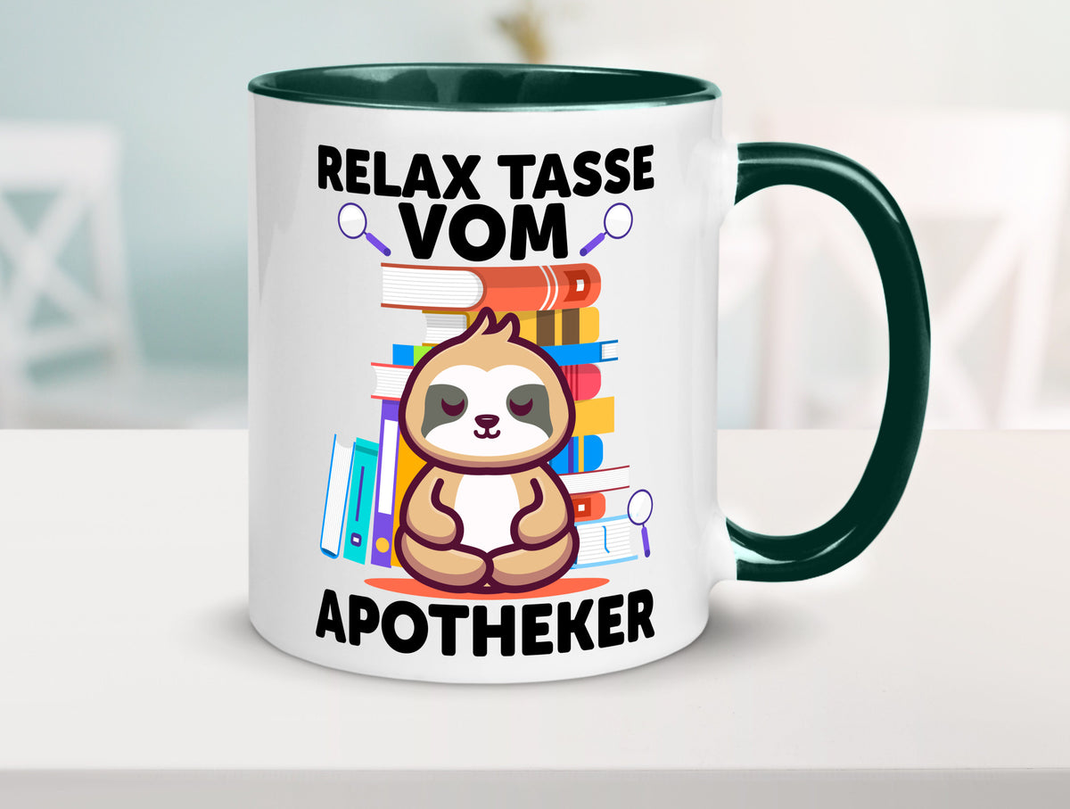 Relax Tasse: Apotheker | Apotheke Pharmazie lustiger Spruch Geschenk Humor