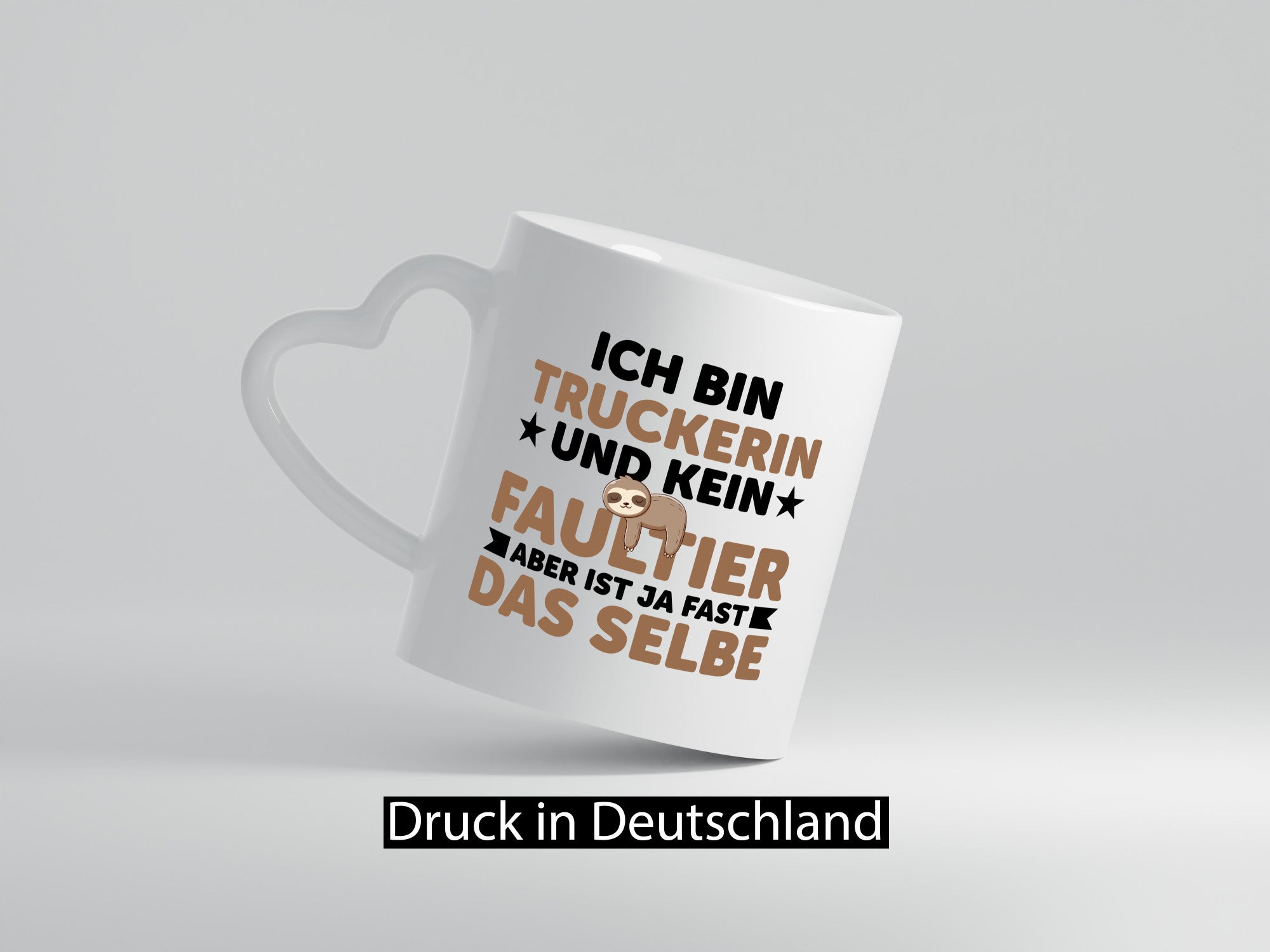 Ich bin kein Faultier: Truckerin | LKW Fahrerin v2 Humor Tierliebhaber