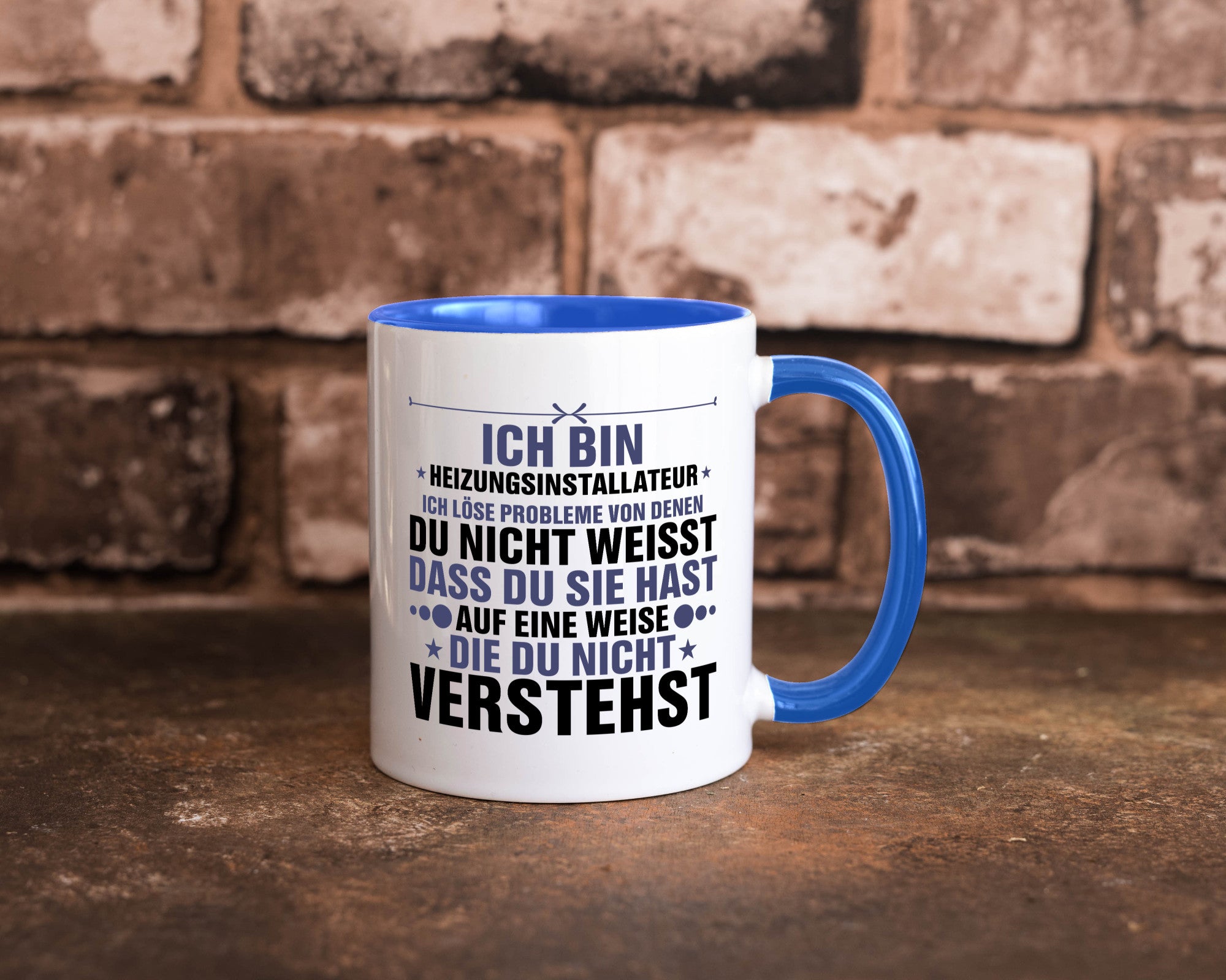 Löse Probleme: Heizungsinstallateur | Heizungsbauer lustiger Spruch Geschenk