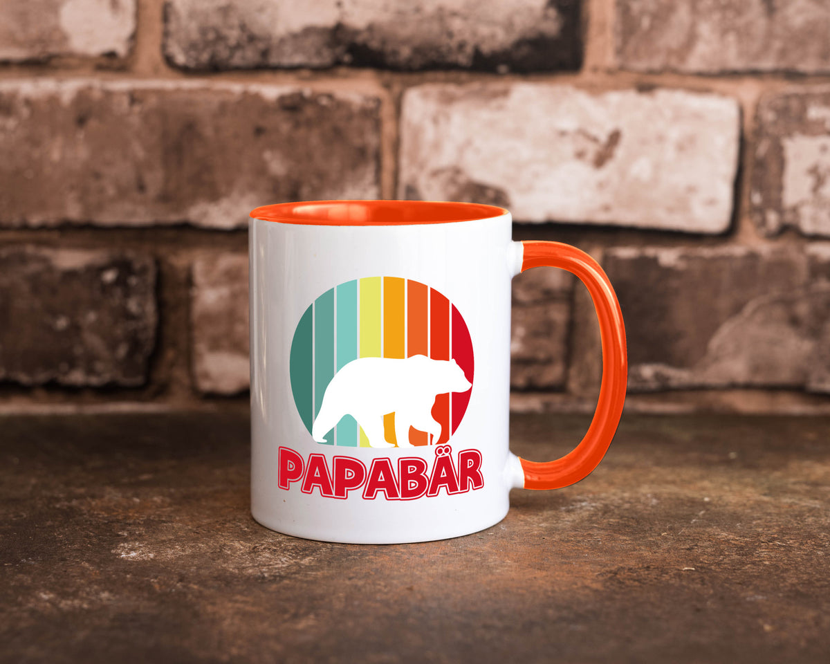 Papabär | Papa Tasse Vater Vatertag Bär lustiger Spruch Geschenk Familie
