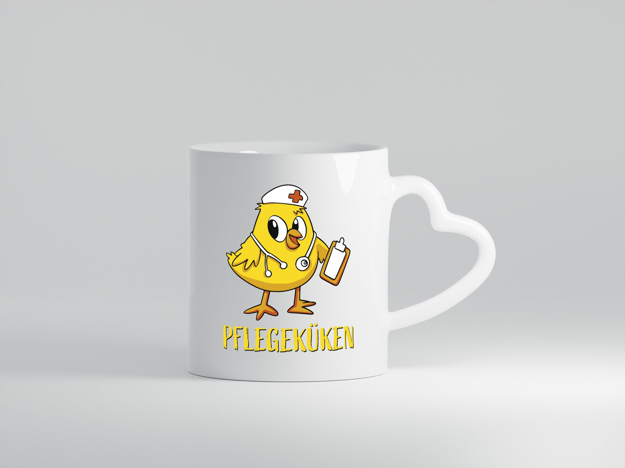 Pflegeküken | Küken Stethoskop Geschenk Humor Geschenkidee lustiger Spruch Tasse