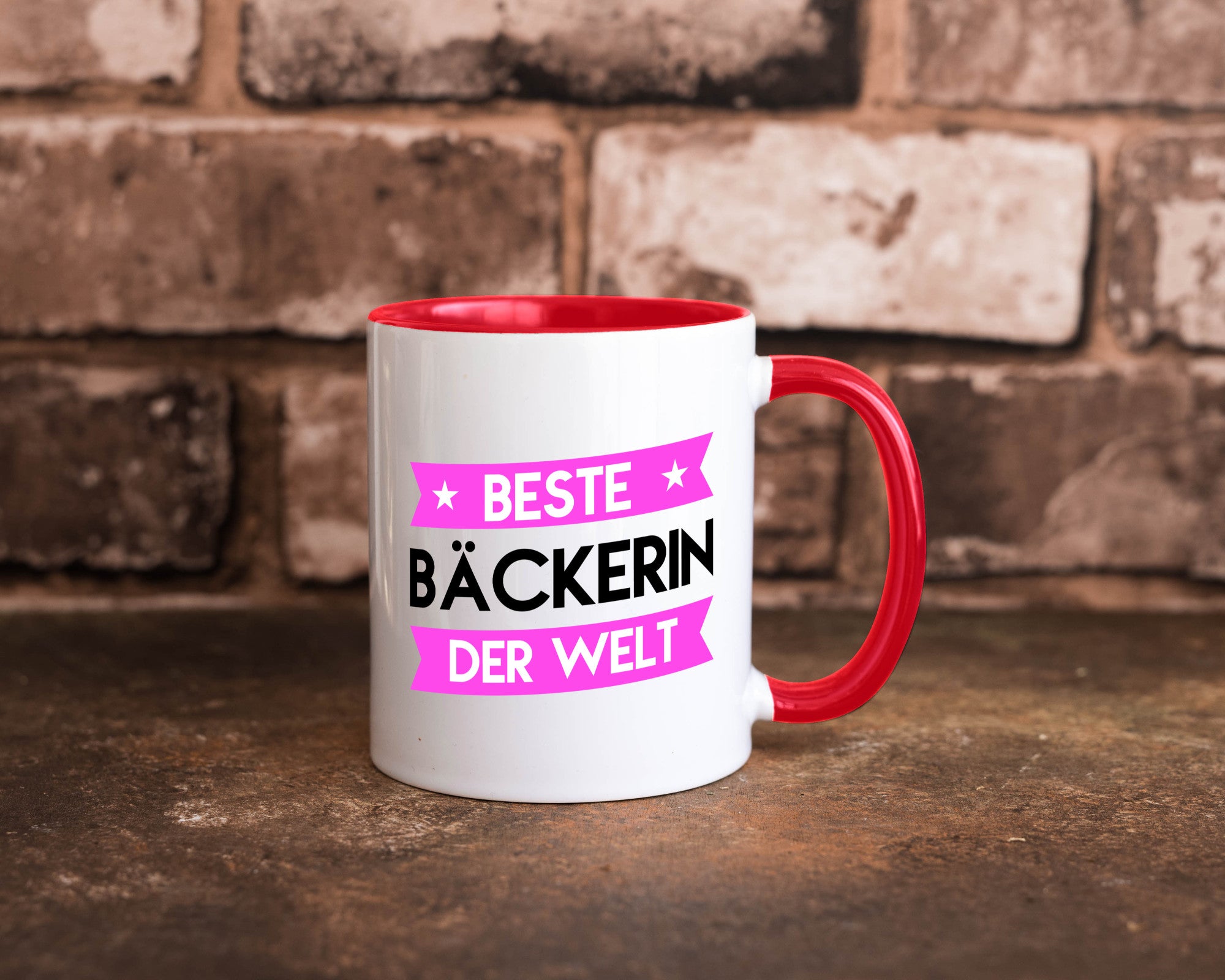 Beste Bäckerin | Bäckerei Frauen Backen lustig Humor Geschenkidee Geschenk Tasse