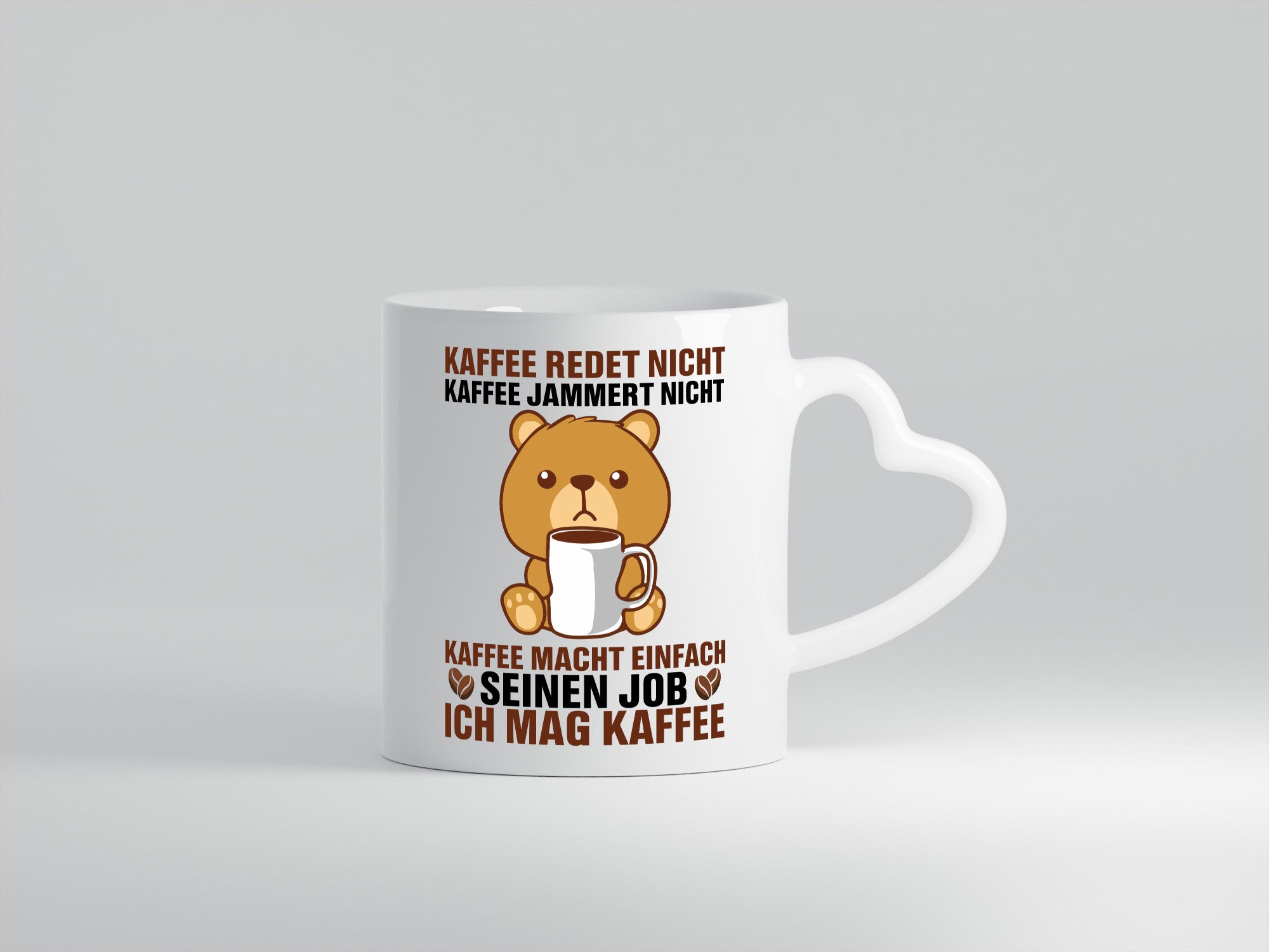 Kaffee redet nicht jammer ist toll Humor Geschenkidee Tasse