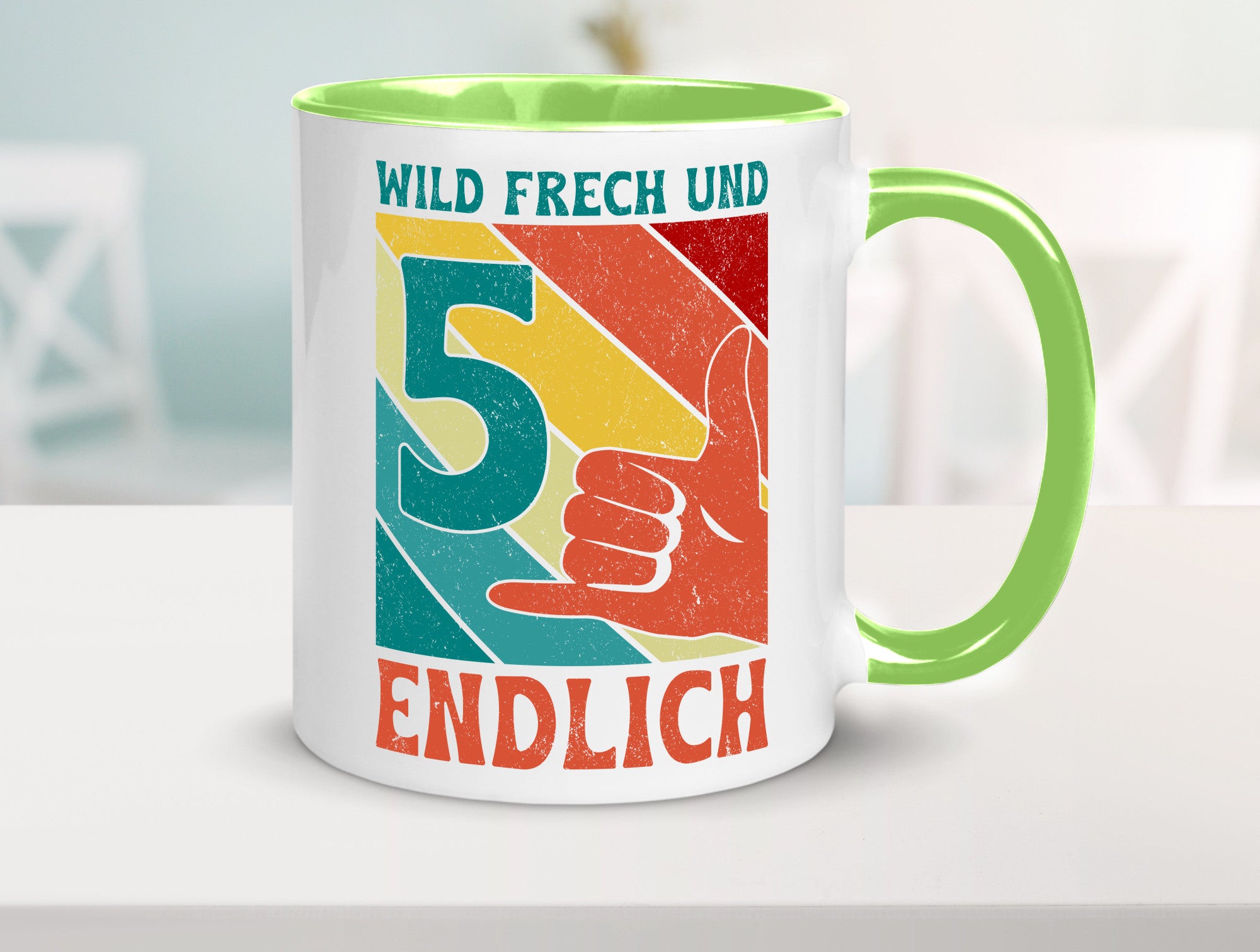 5. Geburtstag | 5 Jahre Wild und Frech Geschenk Geschenkidee lustiger Spruch