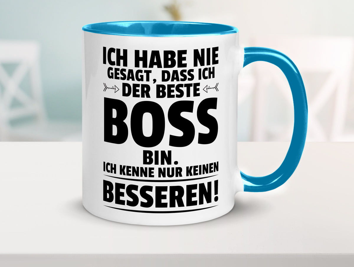 Der Beste Boss | Führungskraft Vorgesetzter lustiger Spruch Geschenk Humor Tasse
