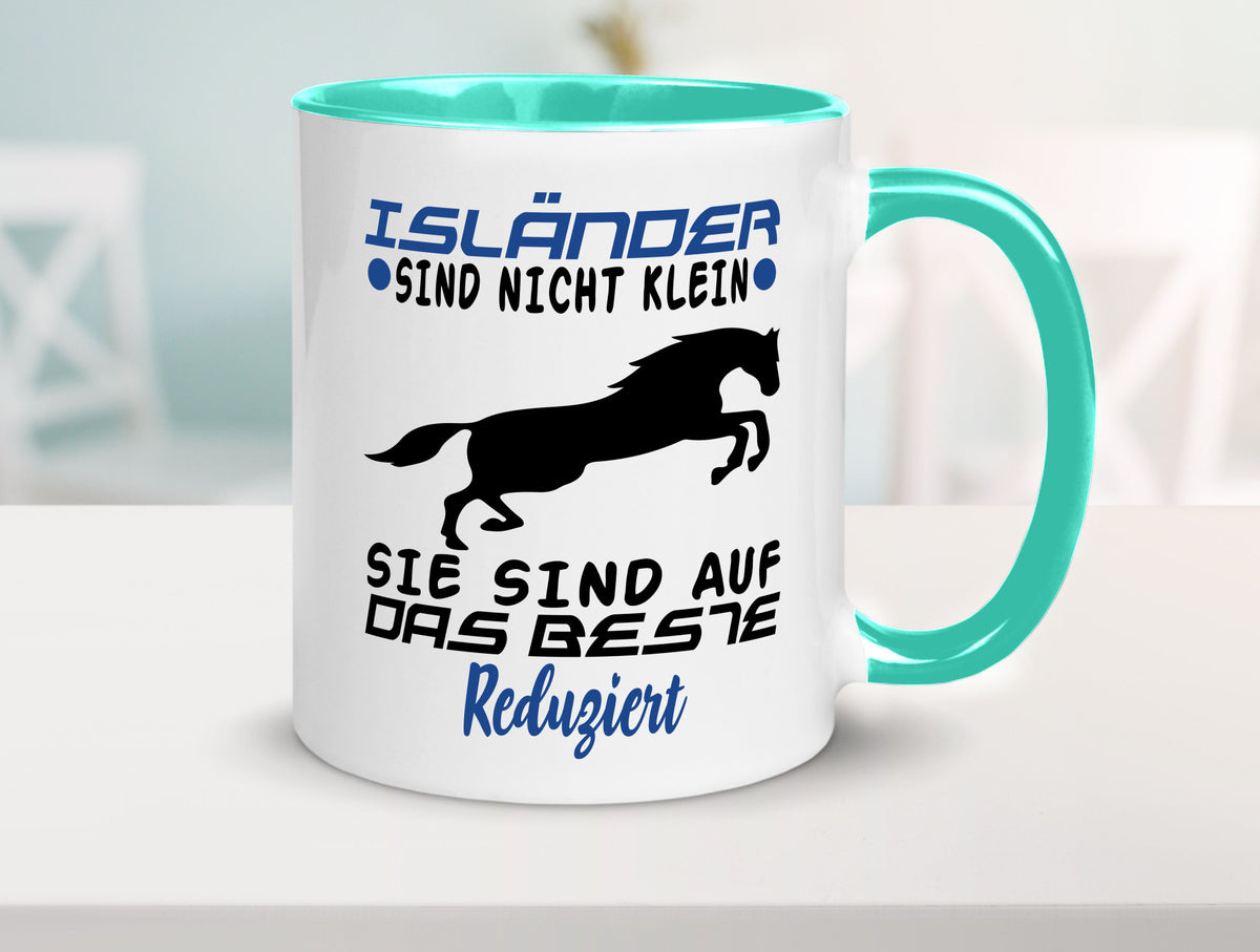 Isländer sind nicht klein | Auf das beste reduziert Geschenk Humor Geschenkidee Tasse