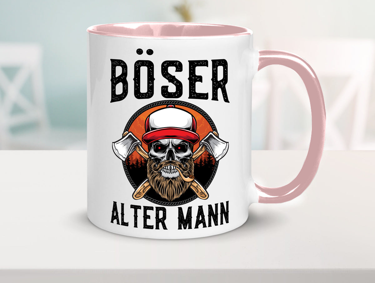 Böser alter Mann Humor Geschenkidee Tasse