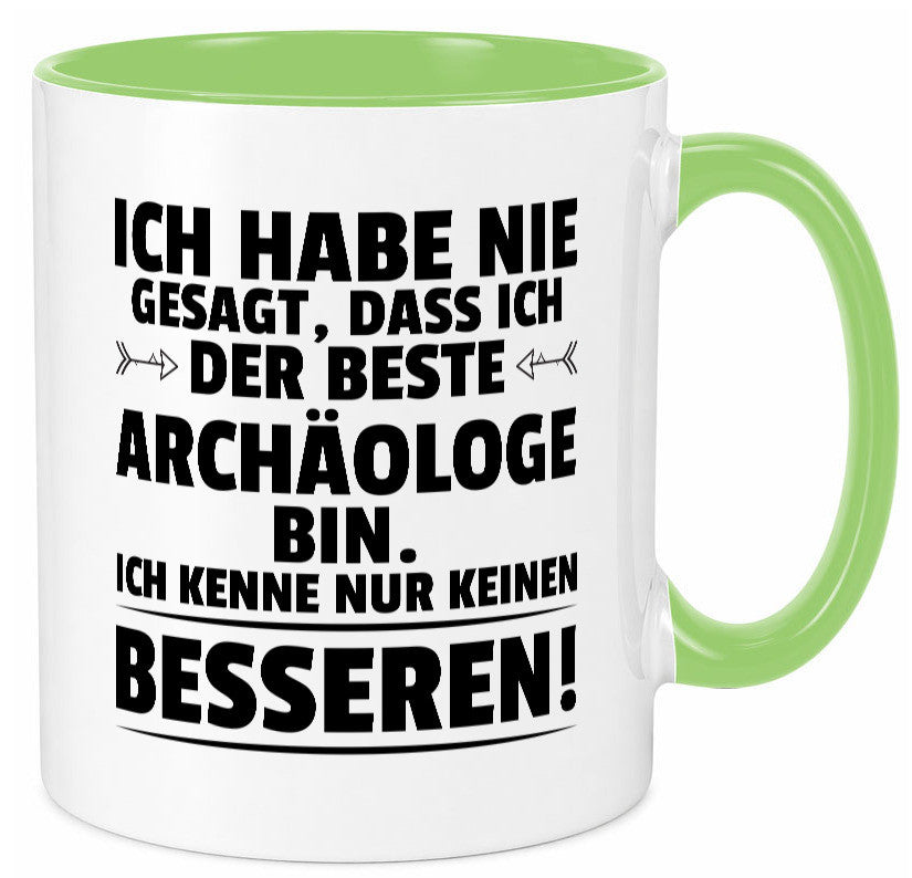 Der Beste Archäologe | Archäologie Forscher Humor Geschenkidee Tasse