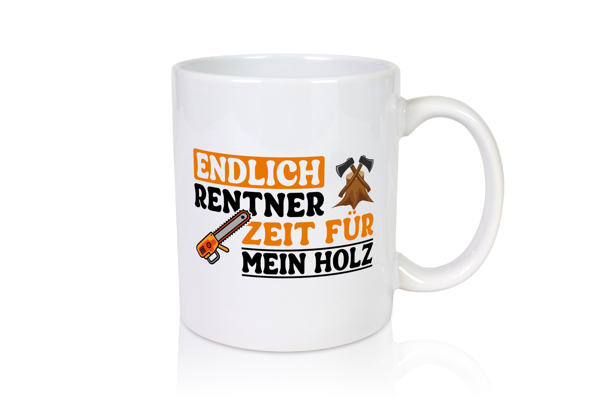 Rentner Zeit für mein Holz | Ruhestand Forster lustig Jubiläum Geschenk Tasse