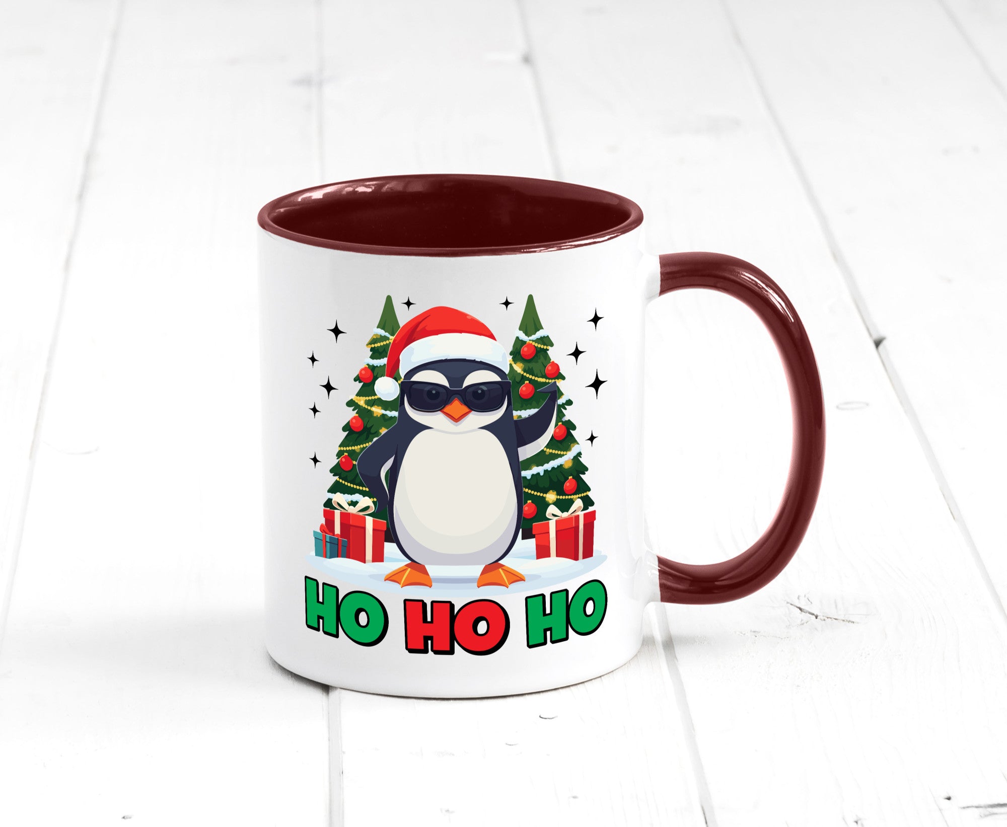 Ho | Weihnachts Pinguine Weihnachten lustig Humor Geschenkidee Geschenk Tasse