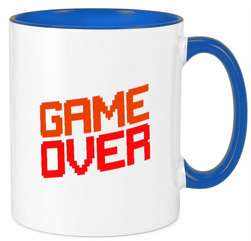 Game Over | Gamer Zocker Retro PC Nerd Pixel Geschenkidee Humor Tasse