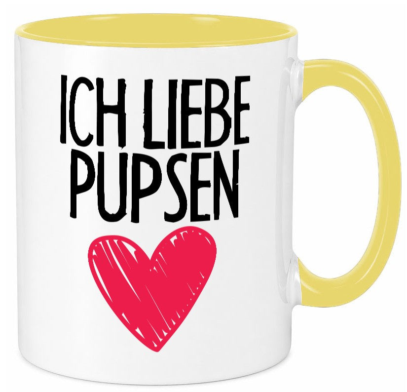 Ich liebe Pupsen Geschenkidee Humor Tasse