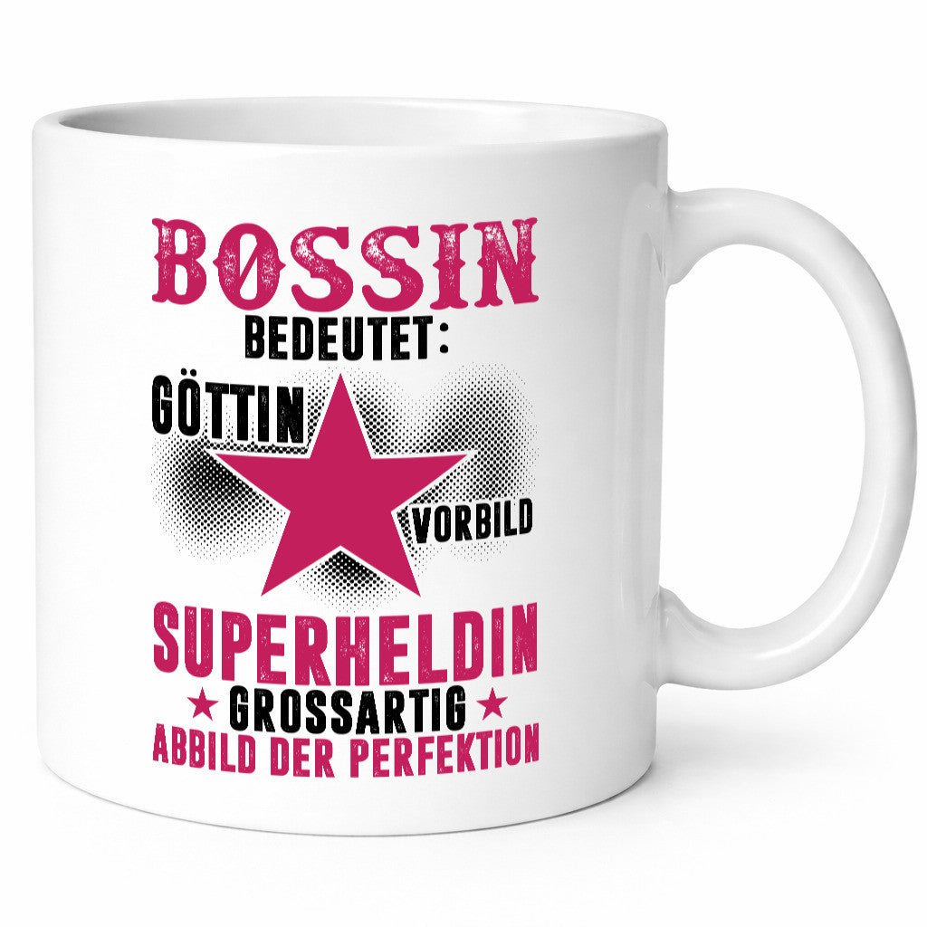 Bedeutung von Bossin | Führungskraft Vorgesetzte Humor Geschenkidee Tasse