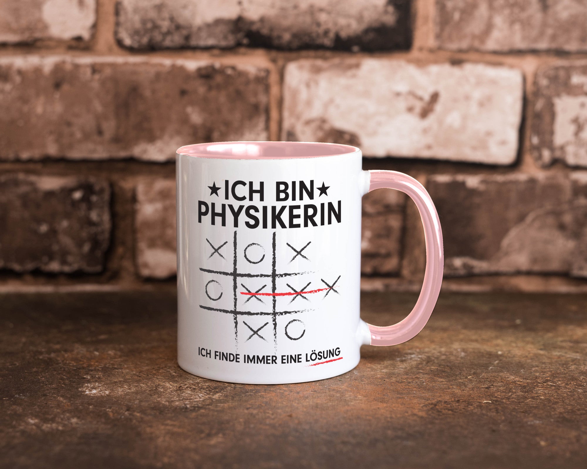 Löse Probleme: Physikerin | Physik Humor Geschenkidee Tasse