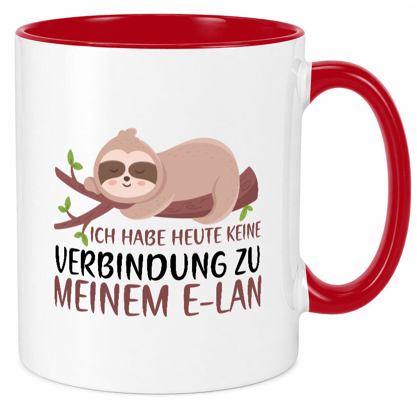 Verbindung zum Elan | WLAN Faultier Faulpelz Laufband Humor Tierliebhaber