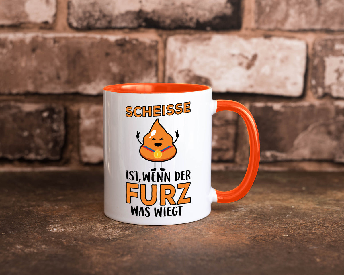 Scheisse ist lustiger Spruch Geschenk Humor Geschenkidee Tasse