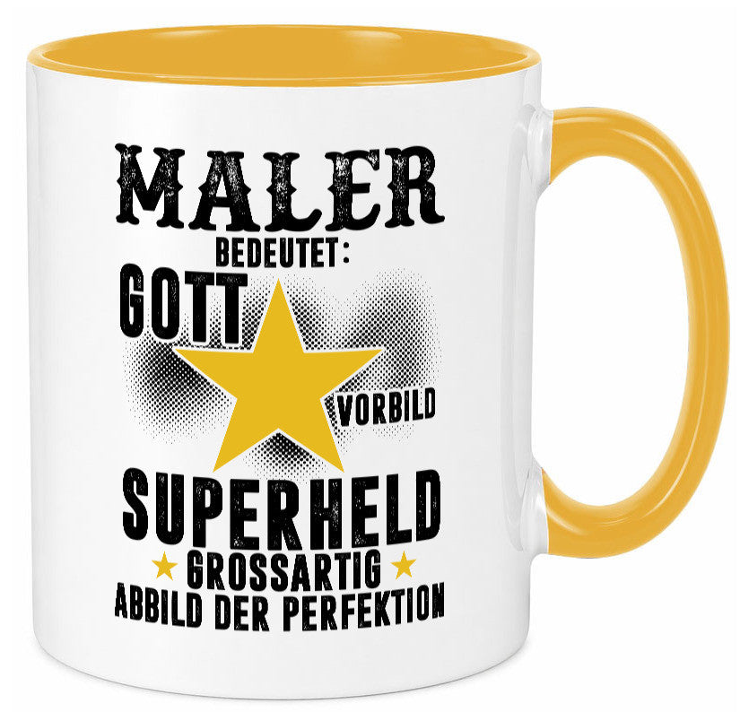 Bedeutung von Maler | Malerei Humor Geschenkidee Tasse