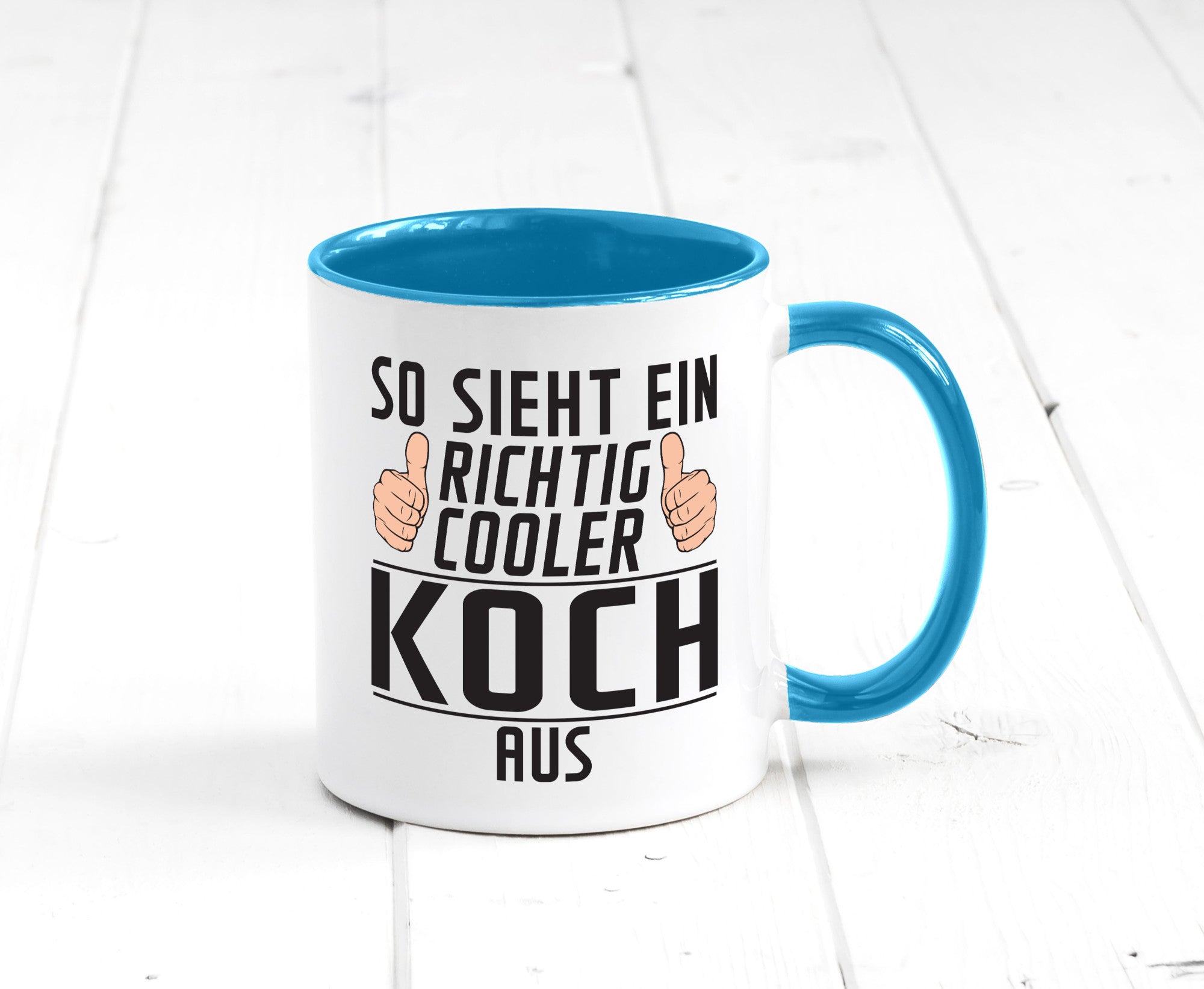 Richtig Cooler Koch | Chefkoch Humor Arbeit Kollegen Büro Geschenkidee Tasse