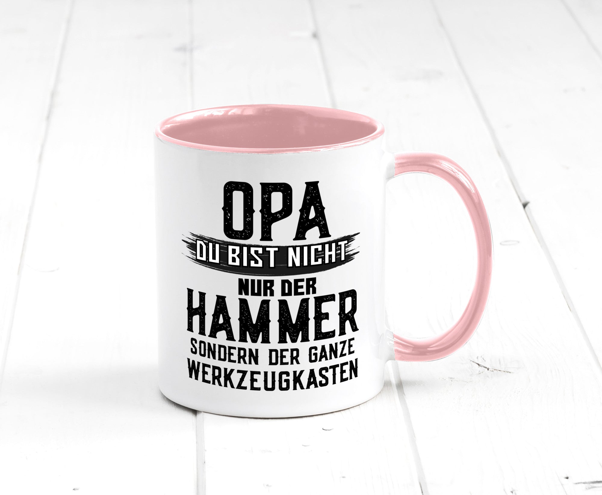 Opa ist der Hammer | Großvater Tasse Werkzeugkasten lustig Familie Geschenkidee