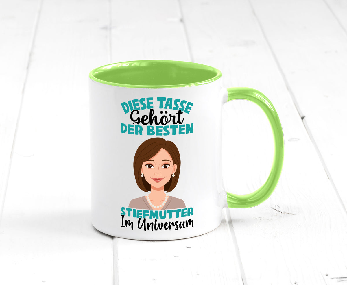 Im Universum: Stiefmutter | Stieftochter Beste Geschenk Familie Geschenkidee Tasse
