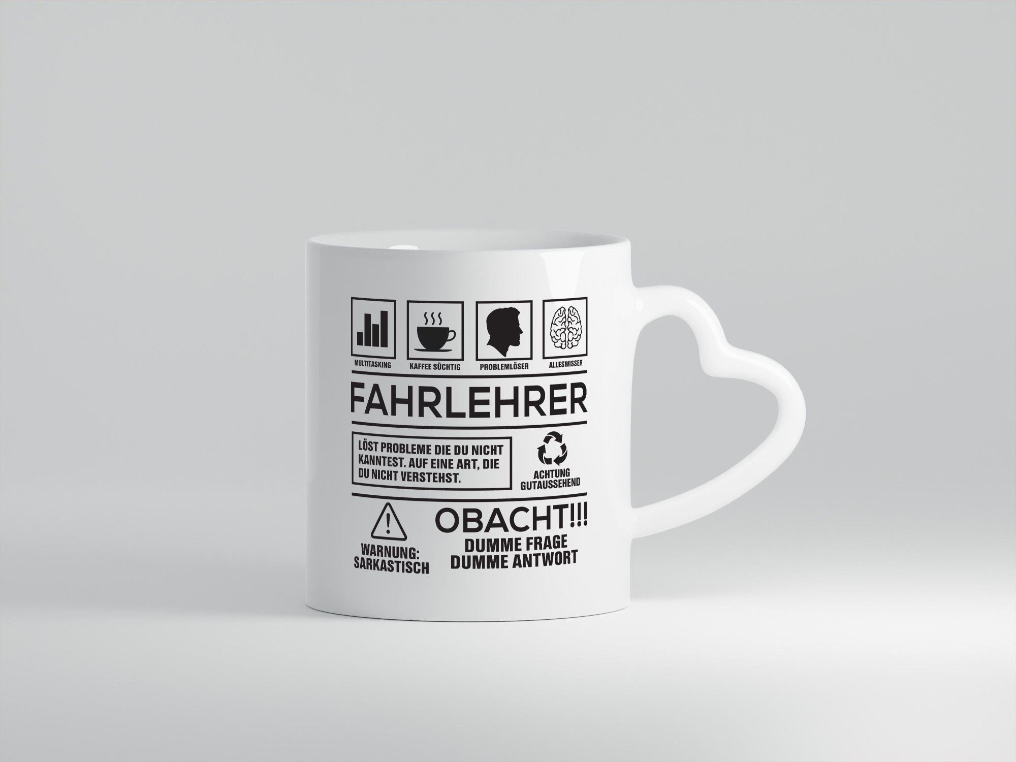 Achtung Probleme Fahrlehrer | Fahrschule Geschenk Humor Geschenkidee lustiger