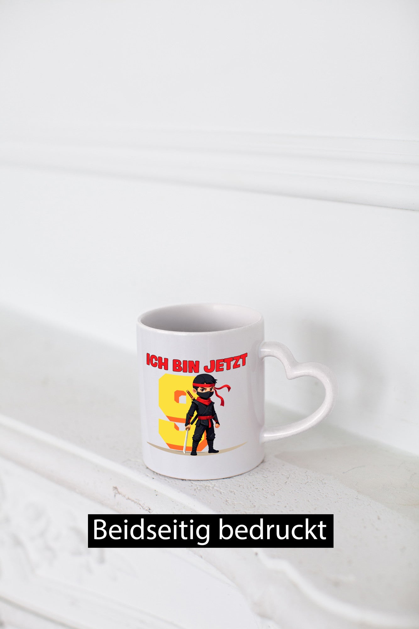 9. Geburtstag | 9 Jahre Ninja Kinder Geschenkidee Humor Tasse