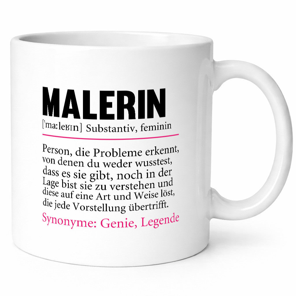 Malerin | Spruch Beruf lustig Malerinnen Humor Arbeit Kollegen Büro