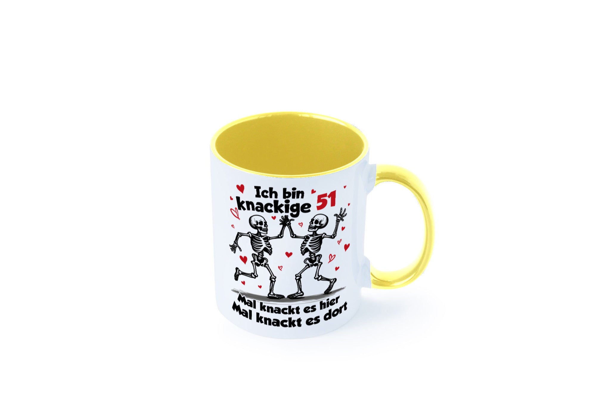 51. Geburtstag | Knackige 51 Ich bin alt v2 Humor Geschenkidee Tasse