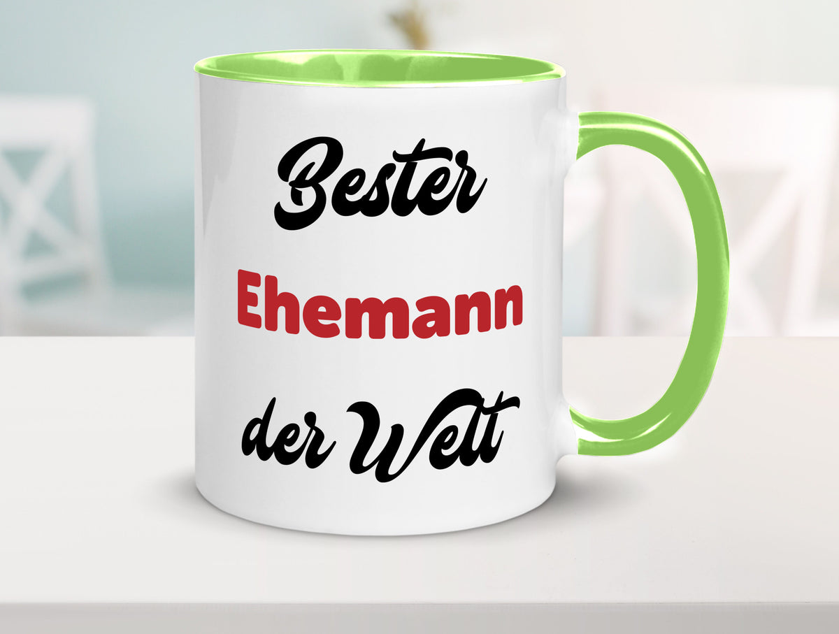 Bester Ehemann der Welt | Ehepaar Geschenkidee Humor Tasse