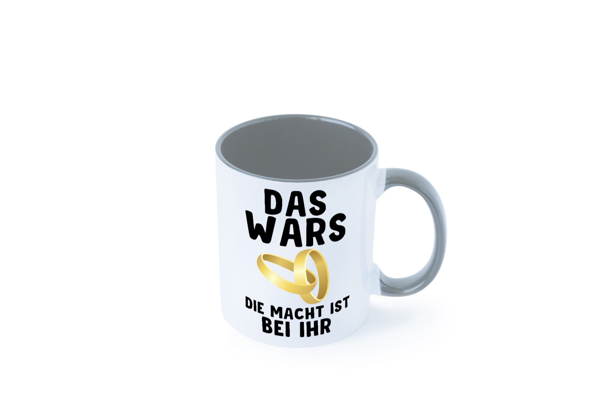 Die macht ist bei ihr | Hochzeit Tasse Ehemann Ehe Geschenk Humor Geschenkidee